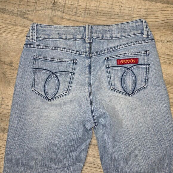 Sassoon Ooh La La Skinny Leg Shuffle Light Wash Jeans Size 6 - Vintage 1980's - Picture 7 of 8